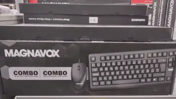 Combo de teclado mouse inalámbrico americano
