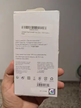 Pixel 4a case color cober naranja chili flakes original