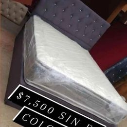 Base de cama con espaldar