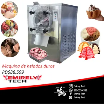 Maquina de helados duros dispensadora de helado comercial