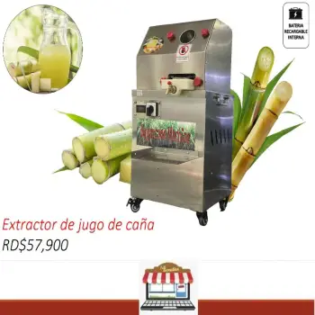 Maquina extractor trapiche de jugo caña