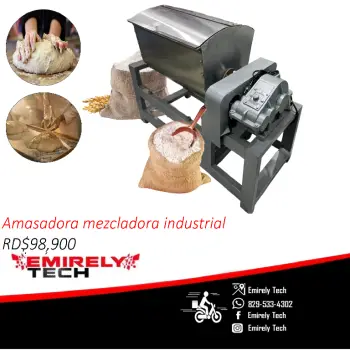 Amasadora mezcladora industrial de masa de 120 libras harina pan pizza