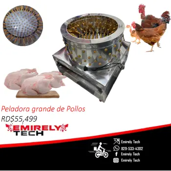 Peladora de pollos industrial desplumadora de aves pato pato ganso