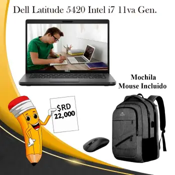 Laptop dell latitude 5420 intel core i7 11va generacion gratis mochila