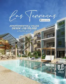 Apartamentos y villas a 2 minutos de playa en las terrenas