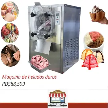 Maquina de helados duros dispensadora de helado comercial