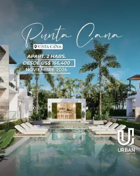 Apartamentos en vistacana punta cana 2 habitaciones