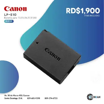 Baterias canon para camaras