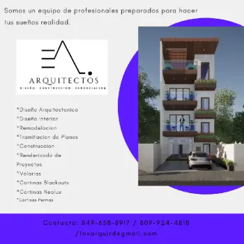 Arquitectos ofrecen sus servicios profesionales de diseño remodelación