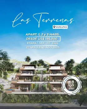 Apartamentos a 2 minutos de la playa en las terrenas