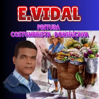 Pintor dominicanopintura costumbrista obra de arte e.vidal