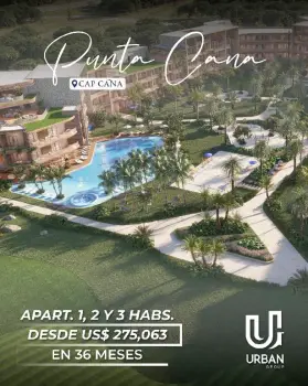Apartamentos en cap cana playa juanillo