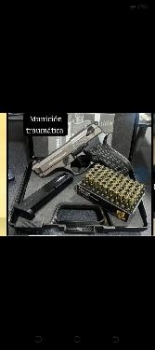 Pistola no letales municiones perdigon fogueo todo legal.