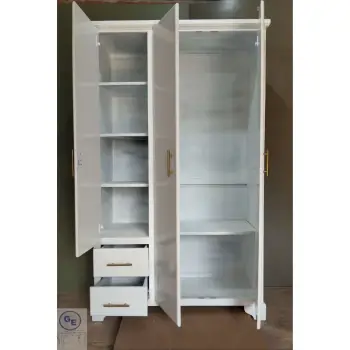 Armario organizador de ropa grande color blanco