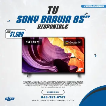 Sony pantalla led 85 x80ck 4k ultra hd