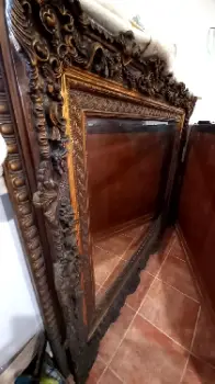 Espejo largo unico baroque para pared 4.5’ por 5’