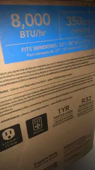 Aire acondicionado de ventana en santo domingo norte