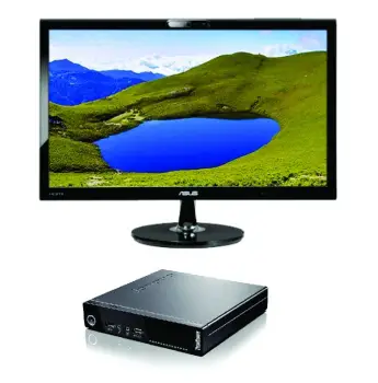 Lenovo thinkcentre m73 tiny business desktop computer con monitor asus