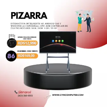 Pantallas interactivas inteligentes 65/75/86 pulhgadas