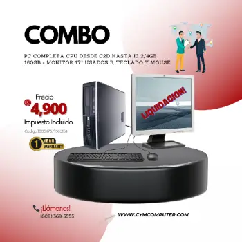 Computadora completa hp