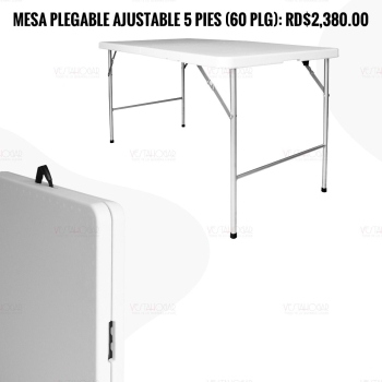 Mesas plegables nuevas en santo domingo dn