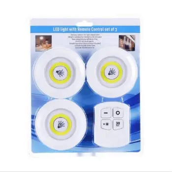 Luz led con control remoto juego de 3 zdwj-210
