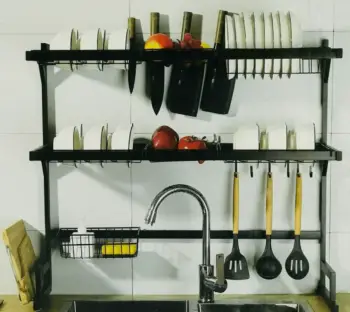 Escurridor de platos y vasos 3 niveles- rack kitchen