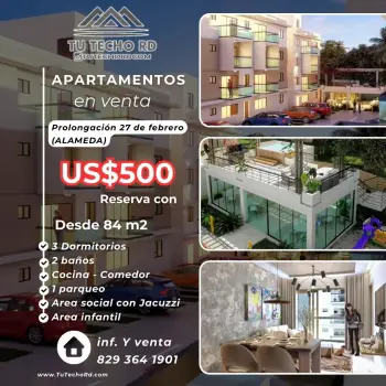 Apartamento alameda santo domingo oeste