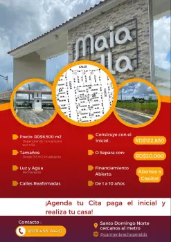 Paga tu inicial y construye
