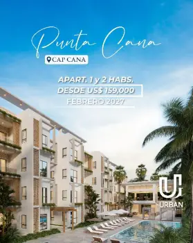 Apartamentos de 1  2 habitaciones desde us159000 en cap cana