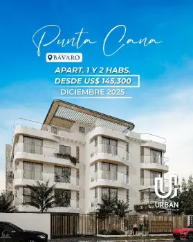 Apartamentos de 1  2 habitaciones desde us145300 en punta cana
