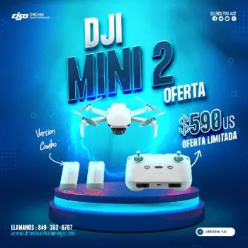 Dji mini 2 captura aérea de alta definición simplificada