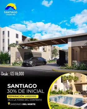 Apartamentos económicos con piscina y seguridad 24h en santiago - 3 ha