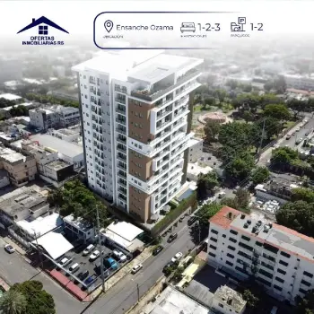 Proyecto de torre residencial ubicada en el ens. ozama