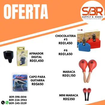 Bongo maracas cencerro y microfono para podcast