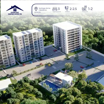 Proyecto de apartamentos proximos a entrega y en planos en santiago de