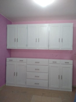 Cocina en color blanco