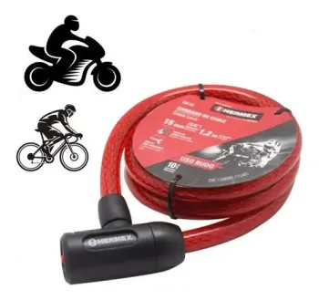 Candado de moto tipo cadena