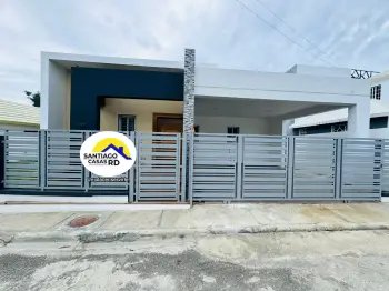 Casa en venta en la barranquita santiago - 3 hab 2.5 baños rd12.3m