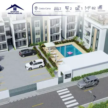 Proyecto de solo 15 apartamentos ubicado en costa cana punta cana