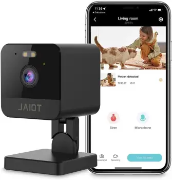Camara de seguridad para interior wifi full hd vision nocturna a color