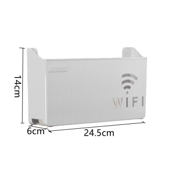 Soporte de pared para router moden wifi.