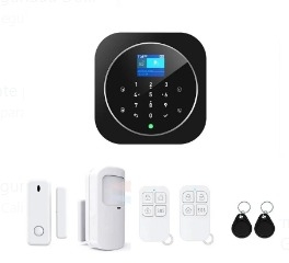 Kit basico de alarma de seguridad inalambrica wifi gsm alertas remotas