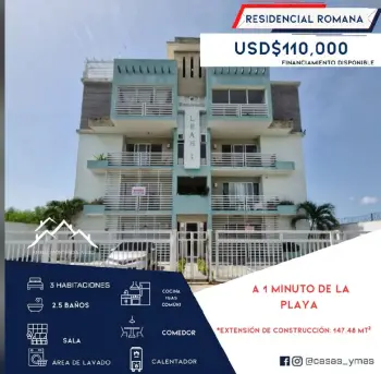 Apartamento en venta  2do nivel  edif. leah i