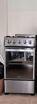 Estufa pequeÑa whirlpool cromada 20 pulg