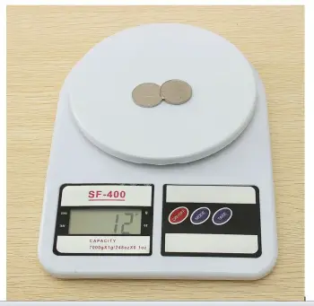 Báscula de cocina digital electrónica.