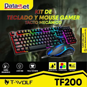 Kit teclado y mause gamer