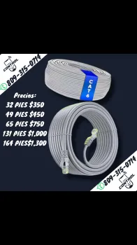 Cables de red categoria cat 6