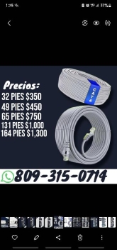 Cables de red categoria cat 6