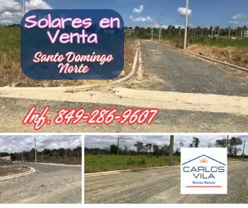 Solares en venta en santo domingo norte